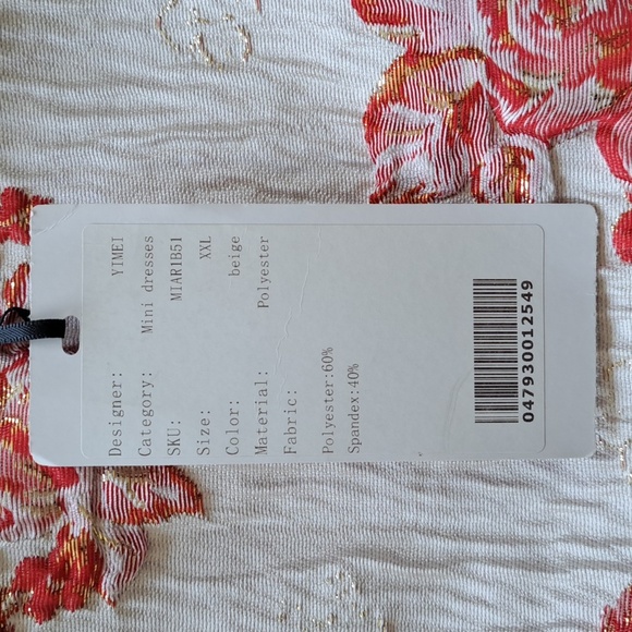 NWT YIMEI Stylewe Mini Sleeveless Red Gold Sparkle Formal Party Aline Glam Dress - Picture 8 of 14